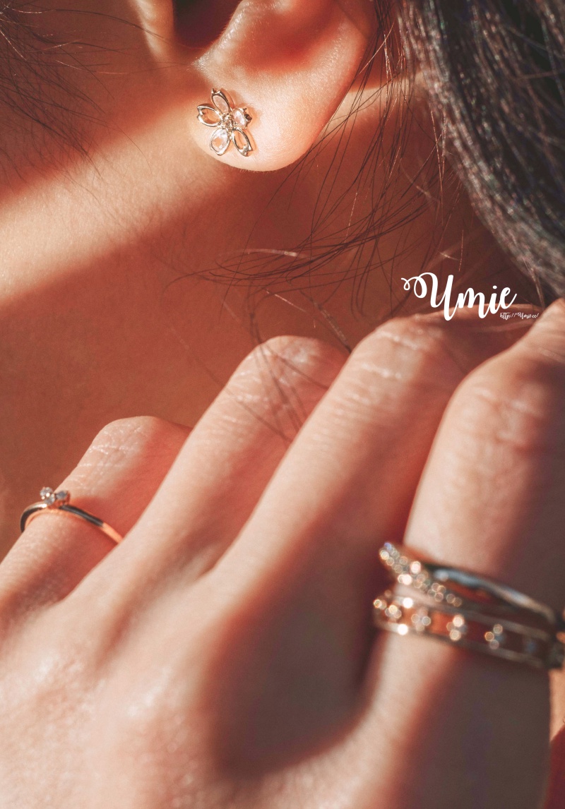 日本精品婚戒珠寶品牌 4°C (4度C)|櫻花季限定珠寶耳環、項鍊 :) (文末有免費兌換禮物券)