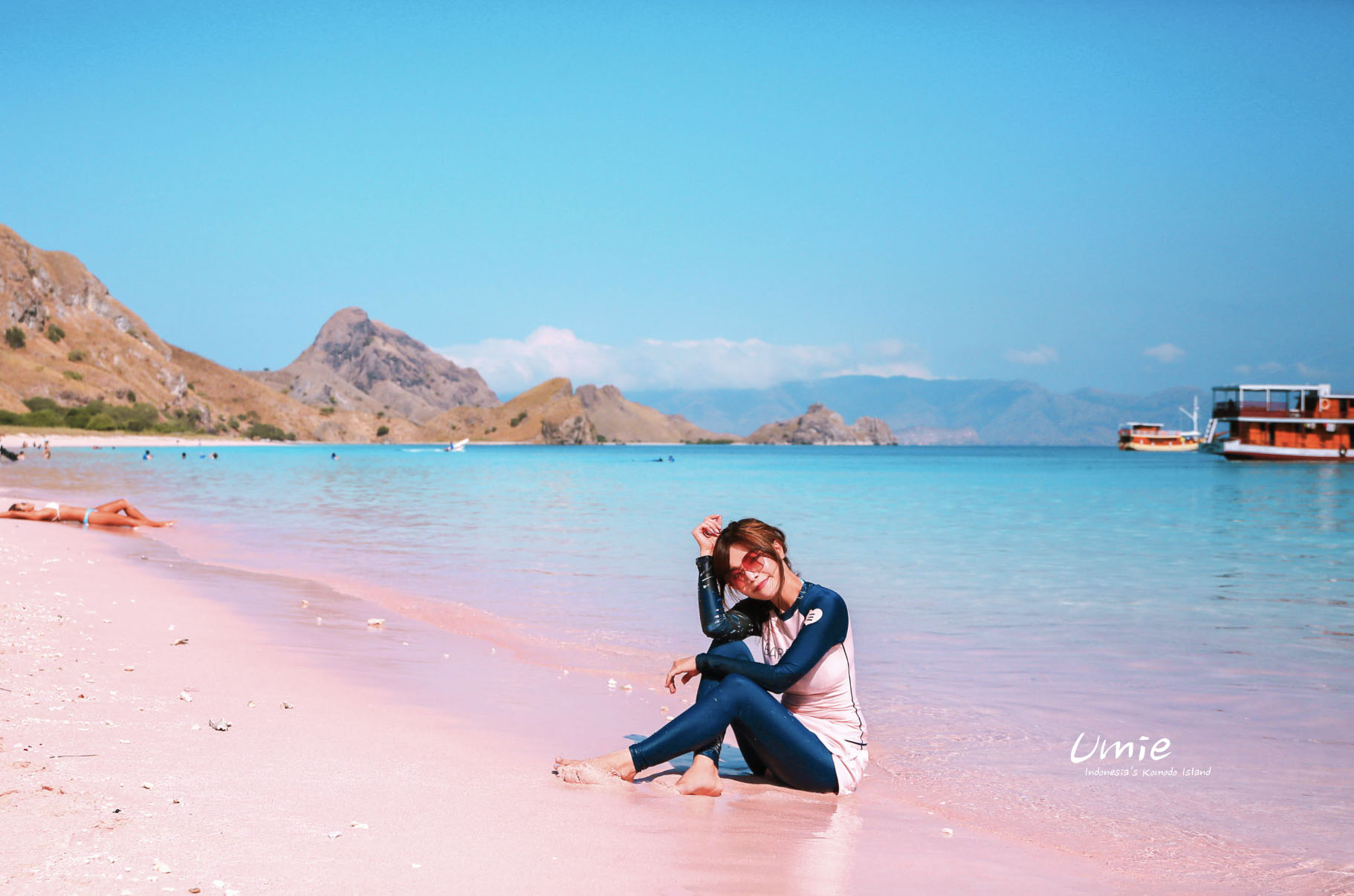 印尼科摩多島行程推薦|粉紅沙灘浮潛 Pink Beach|絕美沙灘！夢幻的粉紅色是真的！