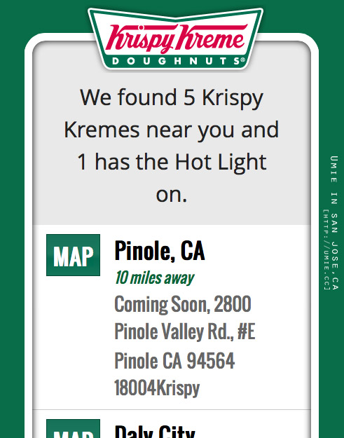 2014 Krispy Kreme in California